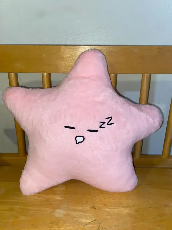 Kawaii Face Star Pillows 2pcs - Image 2